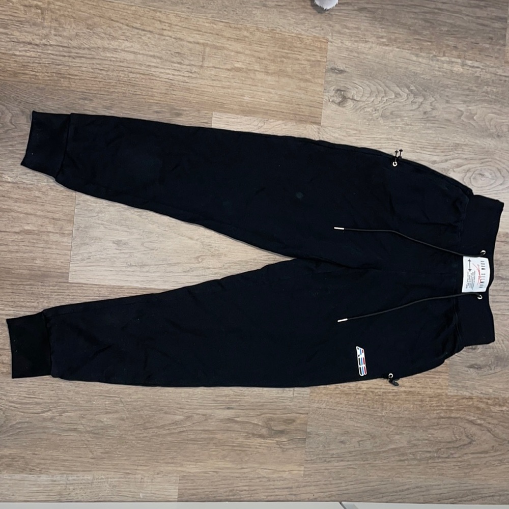 ADAM SELMAN SPORT Hi-rise Sweatpant.          *INCLUDES CROP TOP *